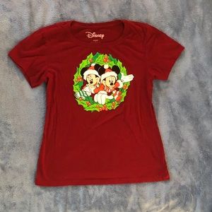 Disney Christmas Minnie and Mickey t shirt